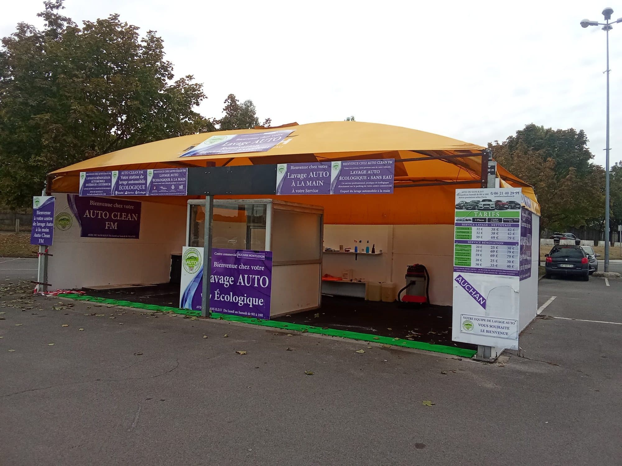 Centre de lavage AUTO CLEAN FM Montgeron / Vigneux — Parking Auchan Montgeron-Vigneux, Vigneux-sur-Seine