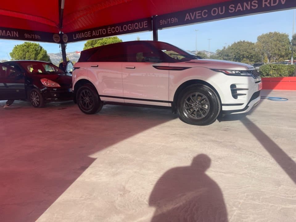 Range Rover Evoque après lavage